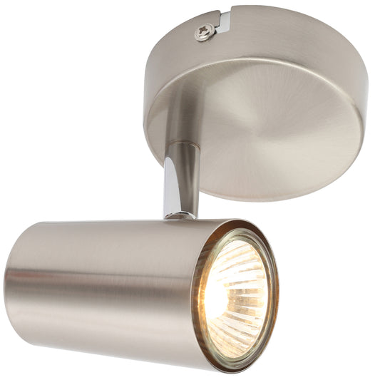 CGC LAYLA Adjustable Satin Nickel Single Spotlight For Wall Or Ceiling