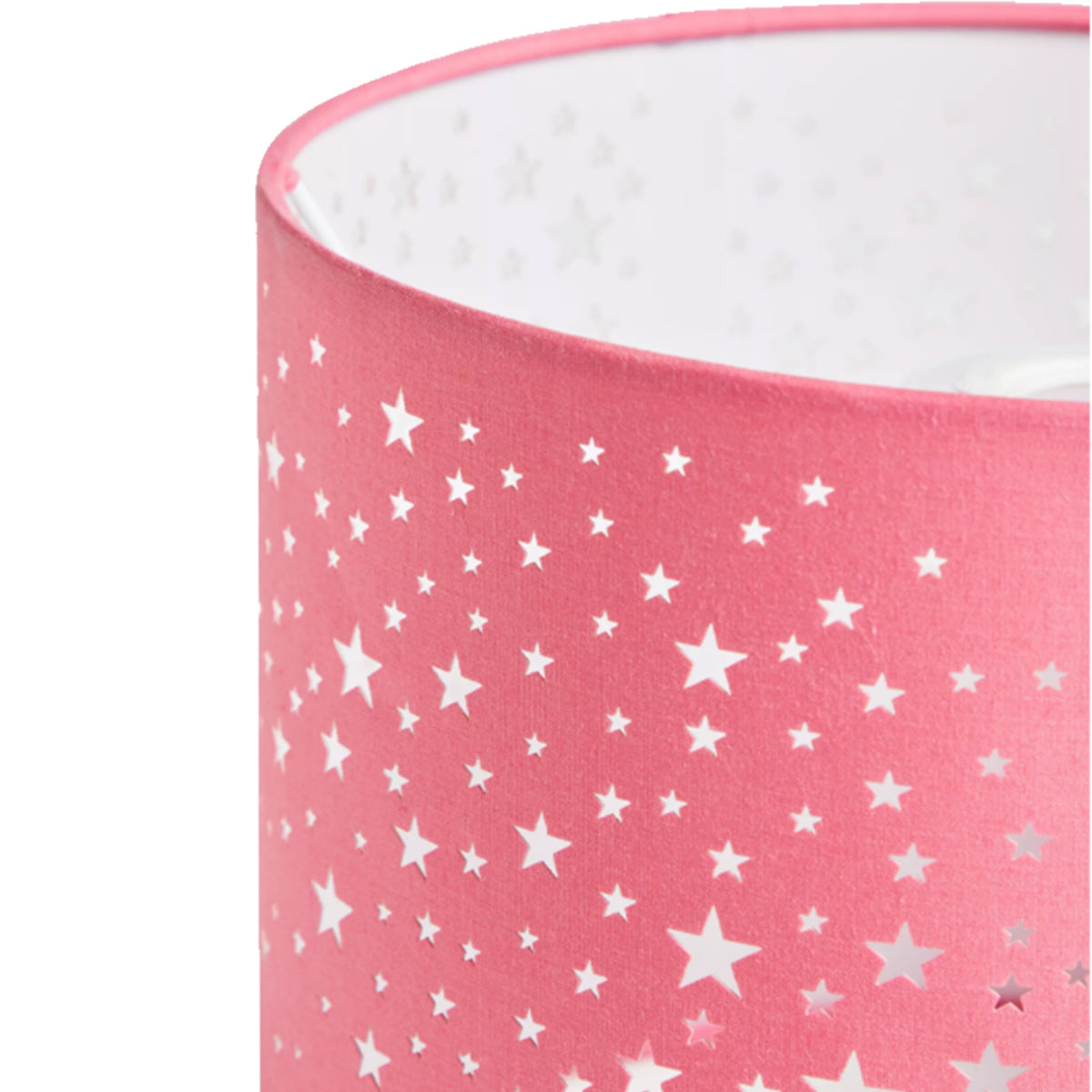 Pink star store lampshade