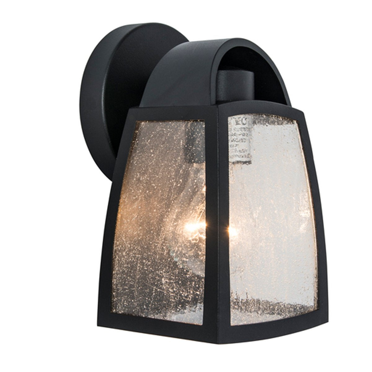 Our industrial style outdoor light is made from high-quality fully weather and rust proof black metal material and is complimented with a clear glass wet look diffuser. Easy to install, and also suitable for installation inside. The modern and contemporary design would suit modern and traditional homes.