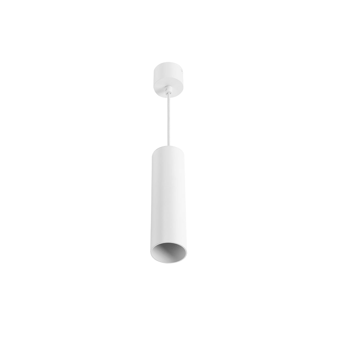 CGC RUTH White Suspended Cylinder Ceiling Light