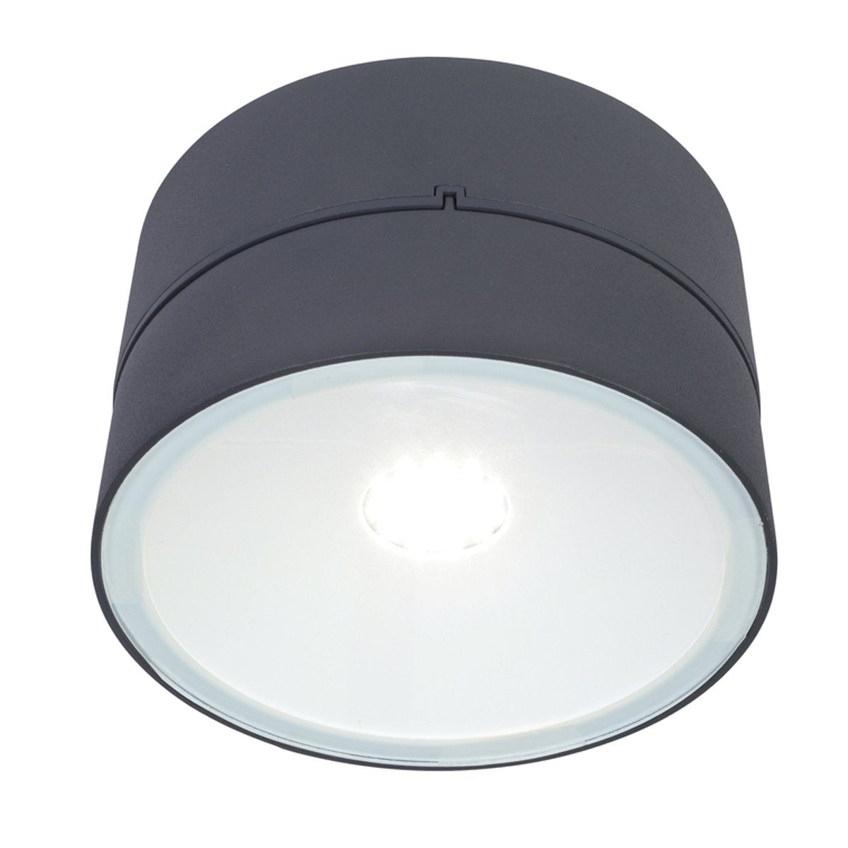 TAYLOR - CGC Dark Grey Large Circular LED Wall Adjustable Spotlight