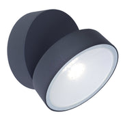 TAYLOR - CGC Dark Grey Large Circular LED Wall Adjustable Spotlight