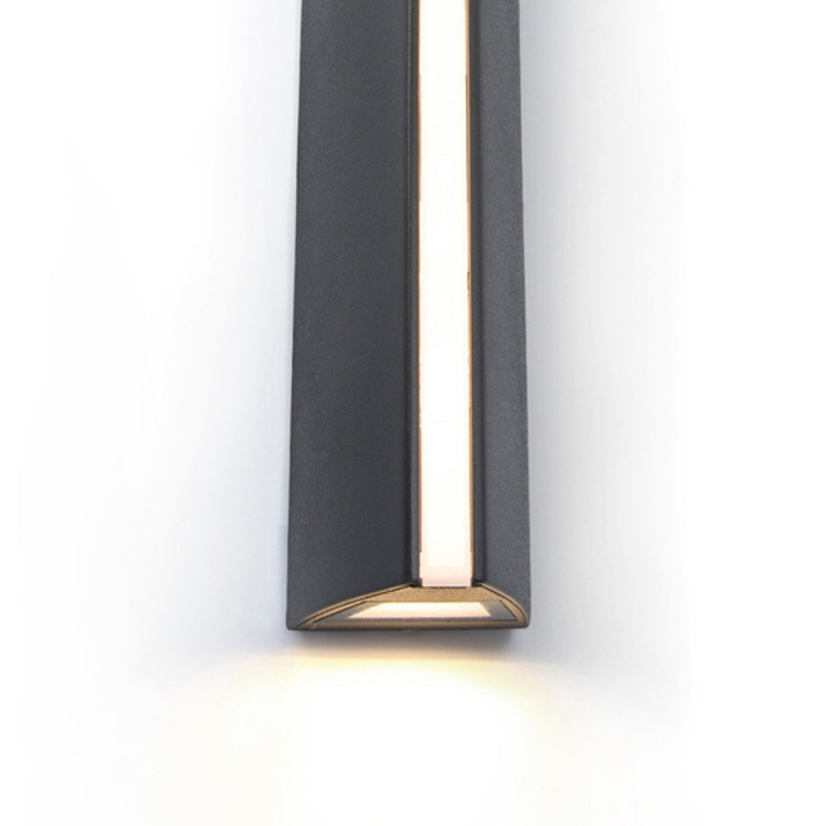 Our Wendy dark grey outdoor wall mounted geometric outdoor wall light would look perfect in a modern or more traditional home design. Outside wall lights can provide atmospheric light in your garden, at the front door or on the terrace as well as a great security solution. It is designed for durability and longevity with its robust material producing a fully weatherproof and water resistant light fitting.