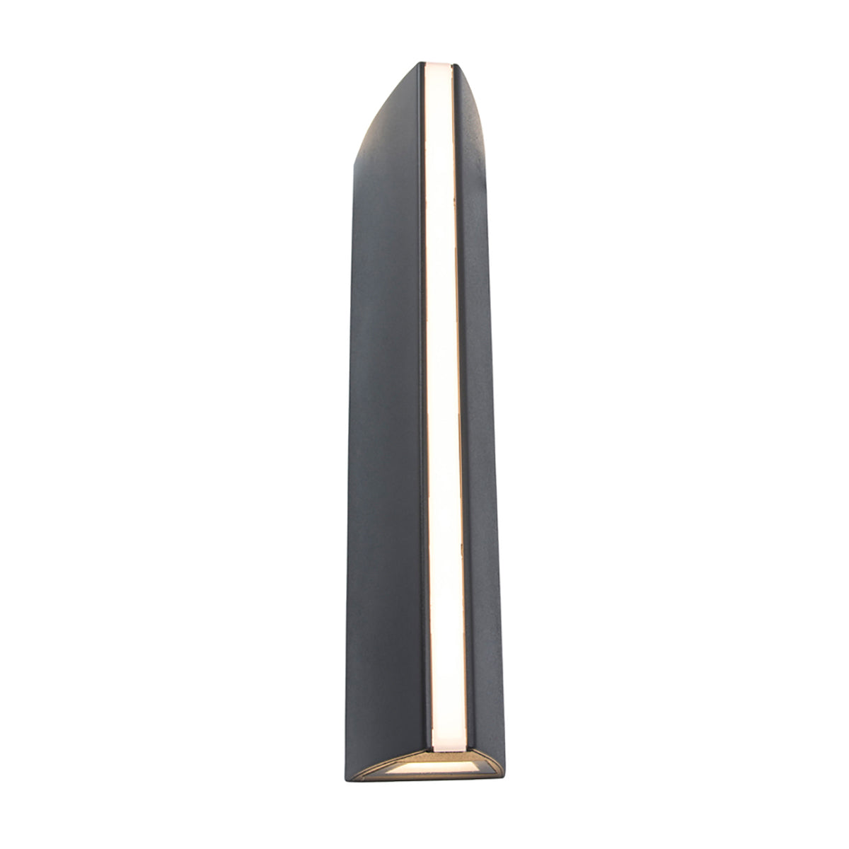 Our Wendy dark grey outdoor wall mounted geometric outdoor wall light would look perfect in a modern or more traditional home design. Outside wall lights can provide atmospheric light in your garden, at the front door or on the terrace as well as a great security solution. It is designed for durability and longevity with its robust material producing a fully weatherproof and water resistant light fitting.