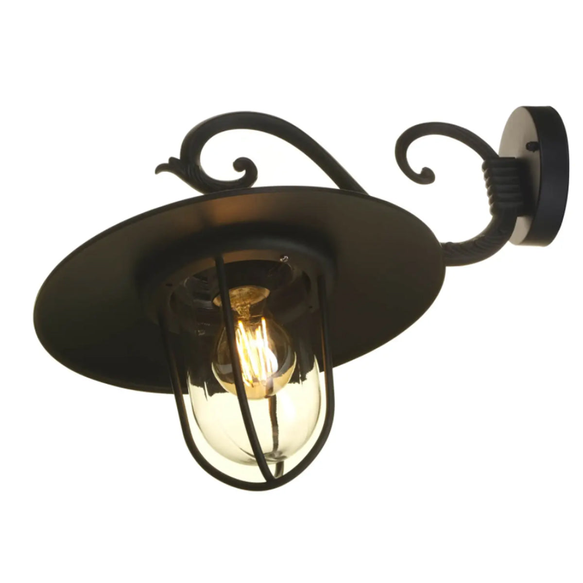CGC DANA Black Vintage Style Lantern Light