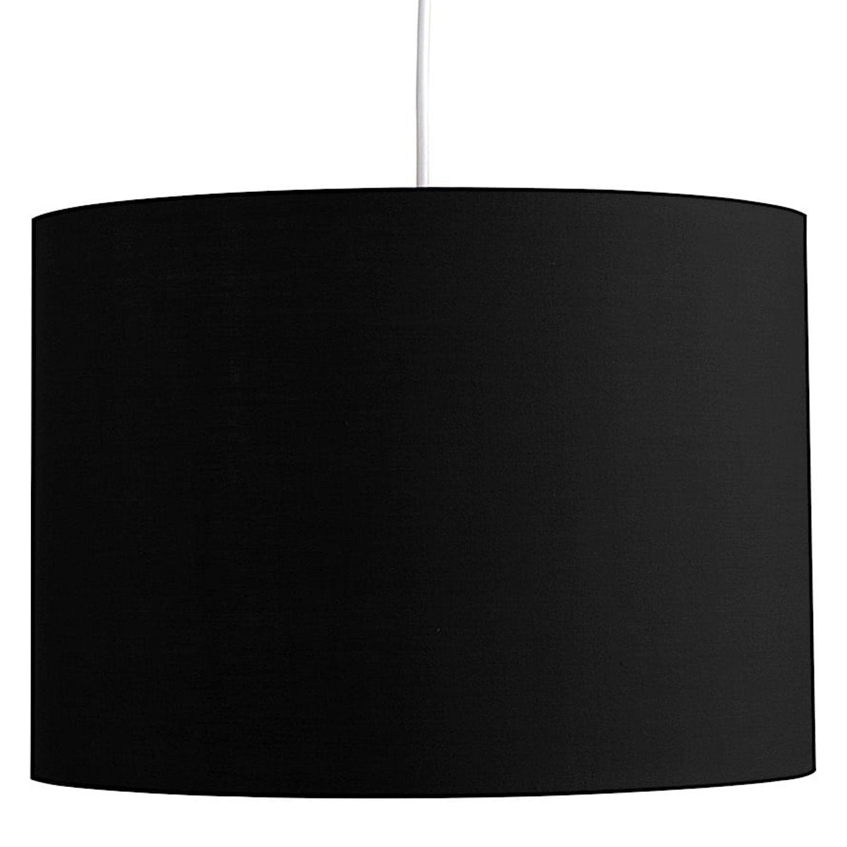 CGC LUPO Luxury Black & Inner Gold Cotton Round Easy Fit Lamp Shade