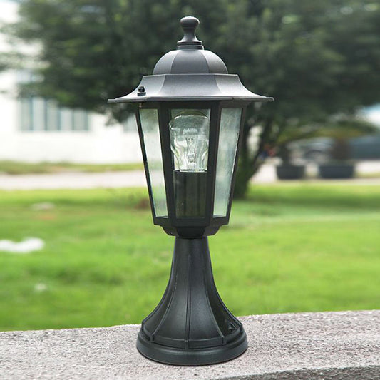 CGC JASMINE Black Small Coach Lantern Post Light