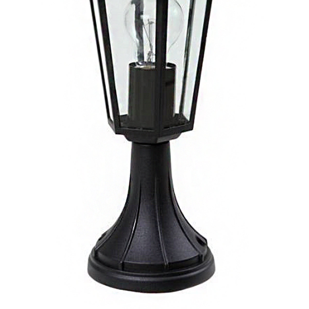 CGC JASMINE Black Small Coach Lantern Post Light