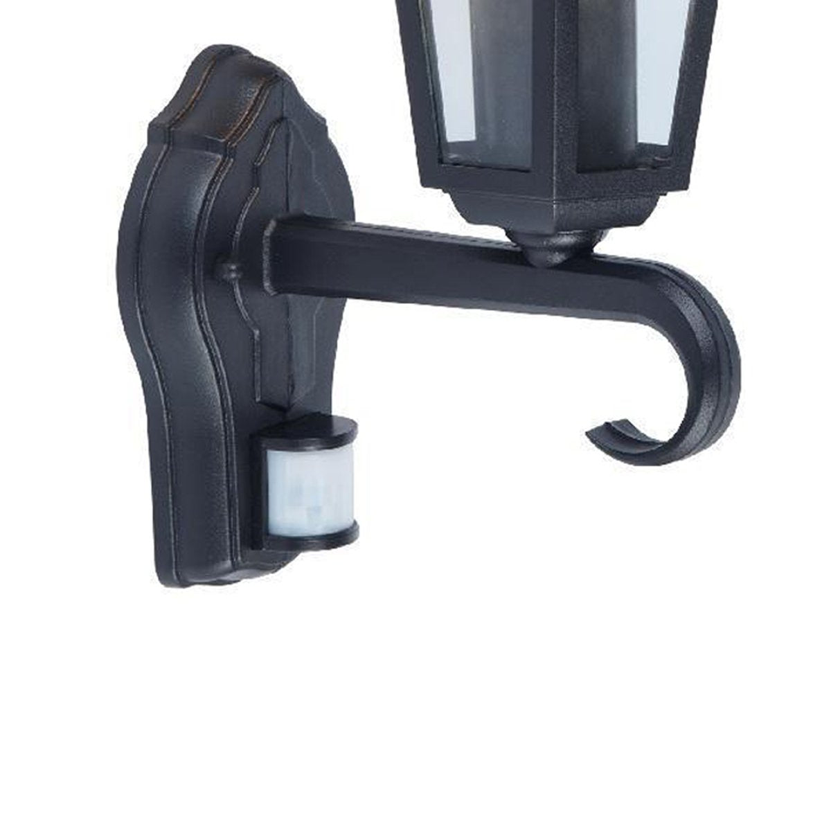 CGC ORLA Black Traditional Style Wall Lantern With Motion Sensor