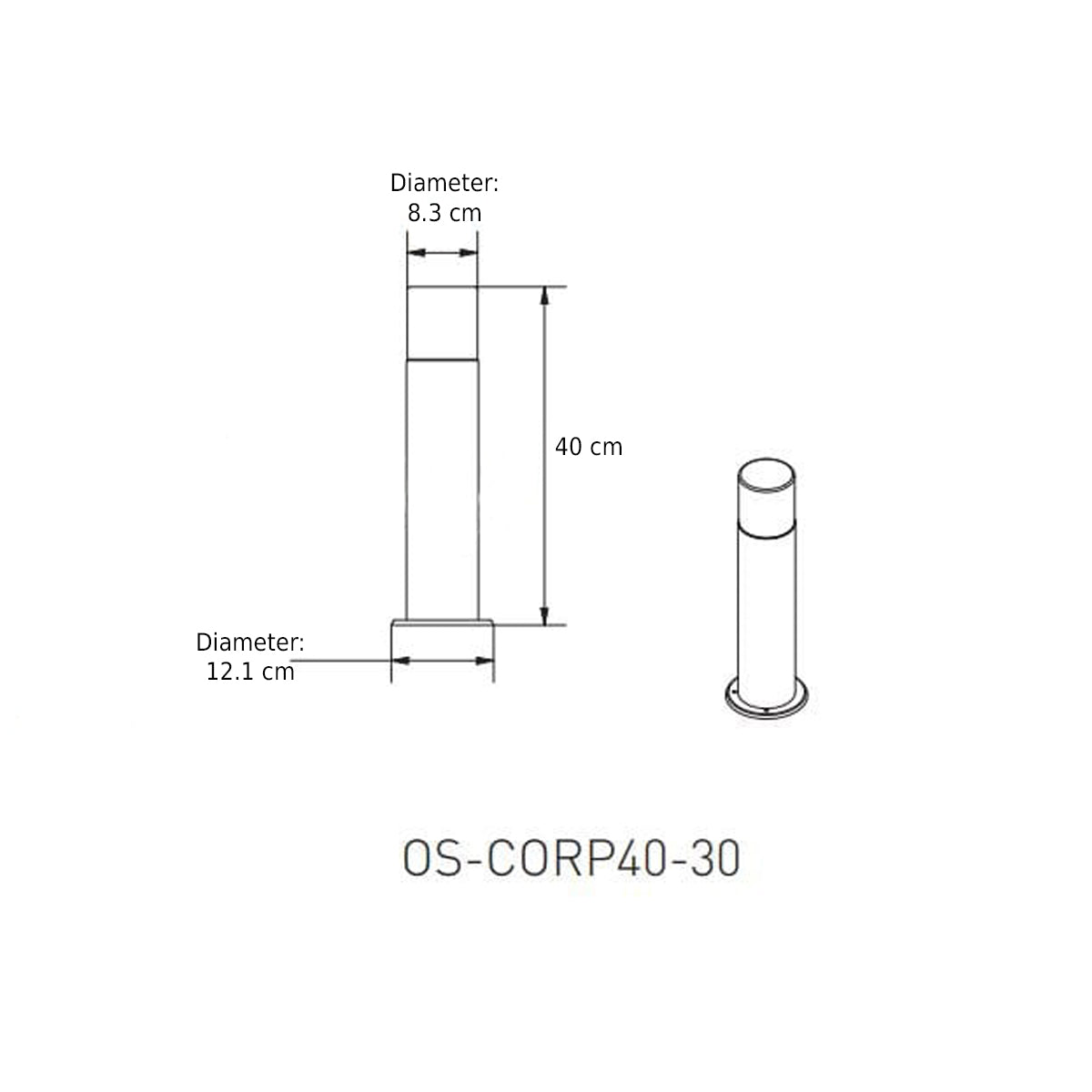 Our Cortez dark grey outdoor post light would look perfect in a modern or more traditional home design. Outside post lights can provide atmospheric light in your garden, at the front door or on the terrace as well as a great security solution. It is designed for durability and longevity with its robust material producing a fully weatherproof and water resistant light fitting.