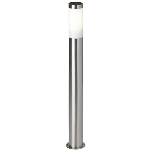 The ASTER 1M post light is the perfect addition to modern outdoor areas. It features a sleek, round design with a stainless-steel body and an opal polycarbonate diffuser. Ideal for gardens, driveways, workspaces, pubs, and hotels, this post light offers both illumination and security.