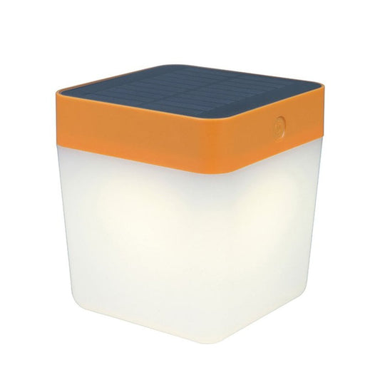 CGC POLLY Orange Table Cube Solar Portable Outdoor Light