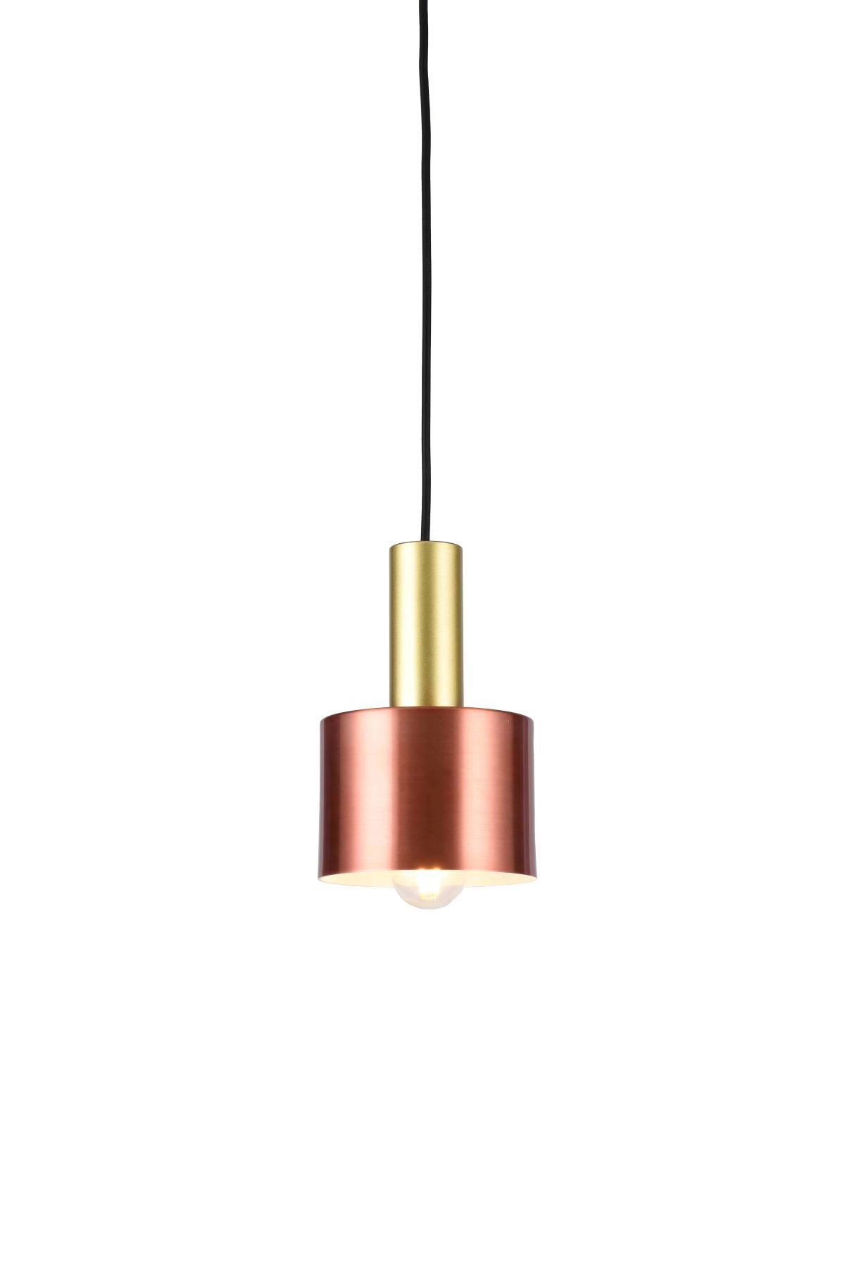 Our Selvia pendant light is a stylish addition suitable for every room, its metal copper  dome shape shade with contrasting gold lamp holder creates an amazing feature on any ceiling. The lamp looks great with a filament light bulb, especially in industrial and modern interiors.