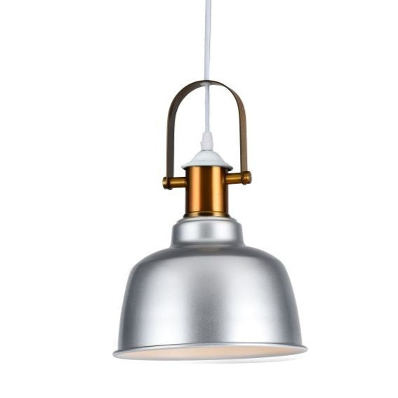 Industrial lighting has been very popular in the lighting sector for some time. This is not only because the resulting contrast has such a harmonious appearance, but also because of the fantastic lighting effect that is produced by the white inner surface of the shade. Our Georgie pendant light is a very attractive light fitting for all kinds of modern living space especially over counter and  kitchen islands. 