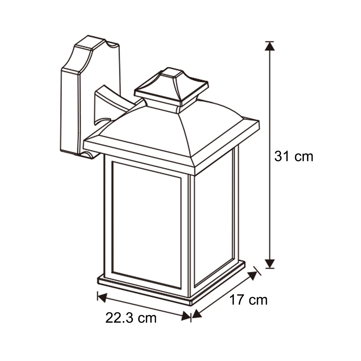 Our industrial style outdoor light is made from a high-quality polycarbonate body which is weather and rust proof and is complete with polycarbonate clear windows. Easy to install, and also suitable for installation inside. Designed for longevity and to withstand the toughest of weather conditions, this item is popular for coastal areas.