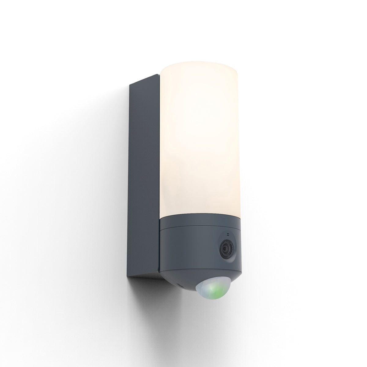 CGC VANESSA Dark Grey Cylindrical Camera & LED Wall Light With App Control