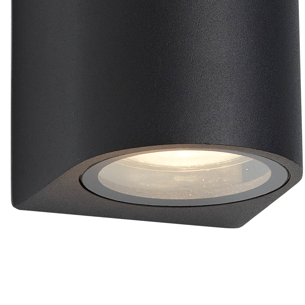 Our Eileen black wall mounted curved double outdoor spotlight light would look perfect in a modern or more traditional home design. Outside wall lights can provide atmospheric light in your garden, at the front door or on the terrace as well as a great security solution. It is designed for durability and longevity with its robust material producing a fully weatherproof and water resistant light fitting.