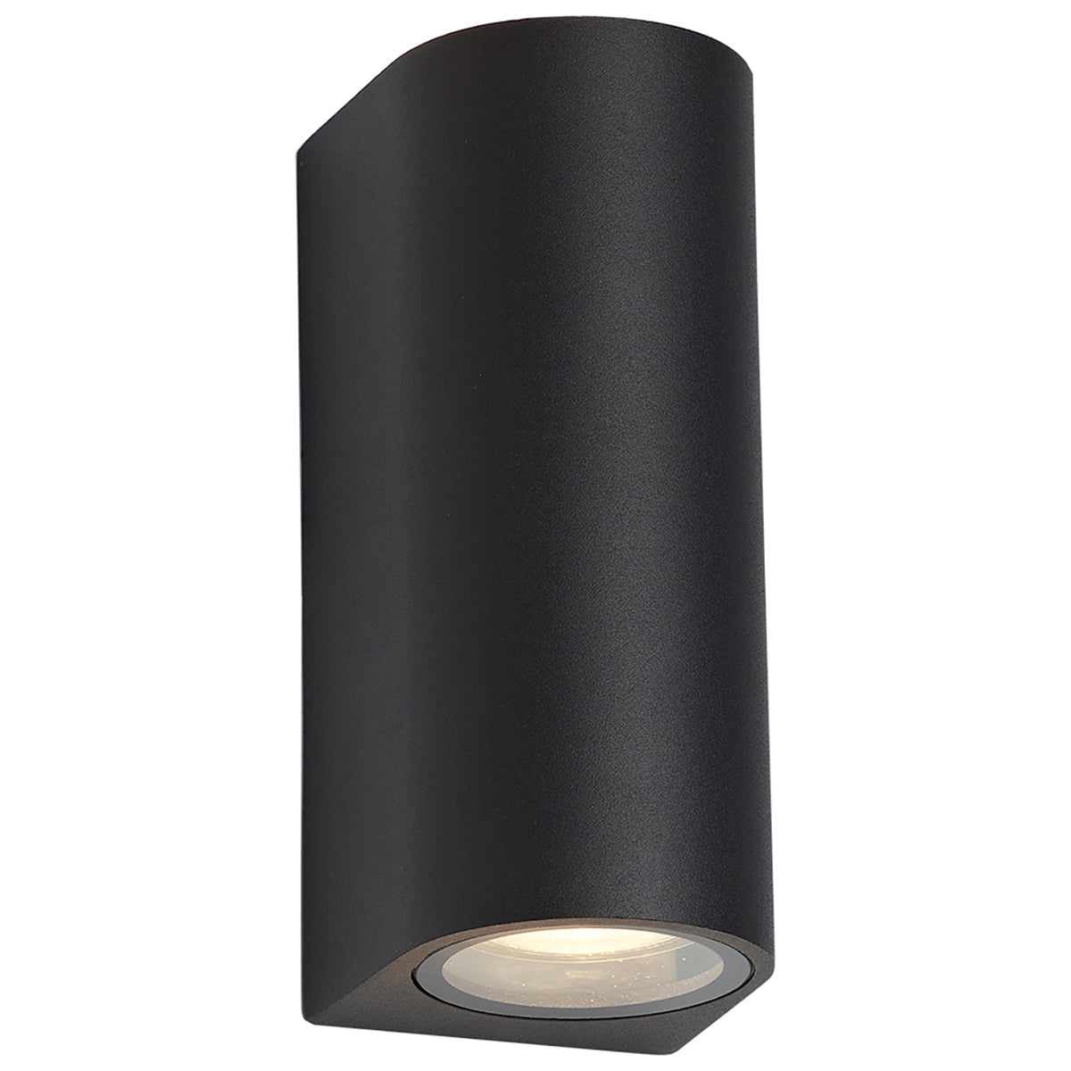 Our Eileen black wall mounted curved double outdoor spotlight light would look perfect in a modern or more traditional home design. Outside wall lights can provide atmospheric light in your garden, at the front door or on the terrace as well as a great security solution. It is designed for durability and longevity with its robust material producing a fully weatherproof and water resistant light fitting.