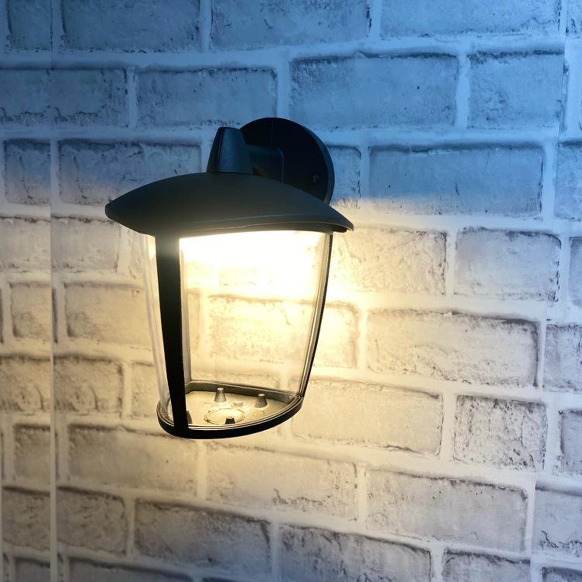 PYRAMID - CGC Black LED Wall Lantern Light