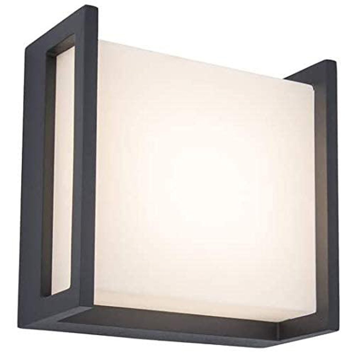 CGC MARLA Dark Grey Square LED Wall Light