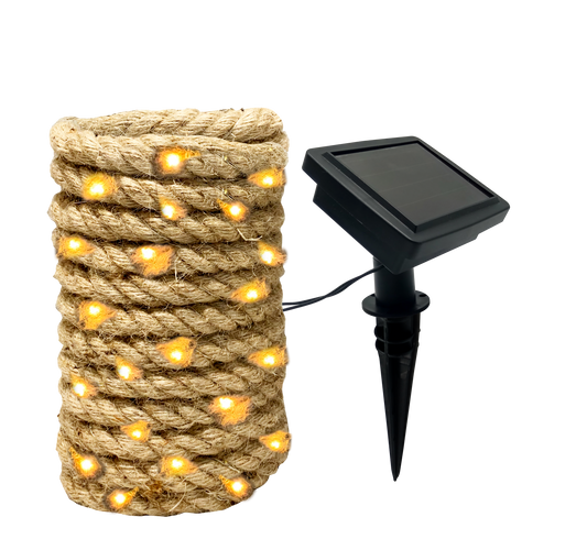 CGC MARLO Solar LED Rope Light Outdoor Garden String Light Kit IP44