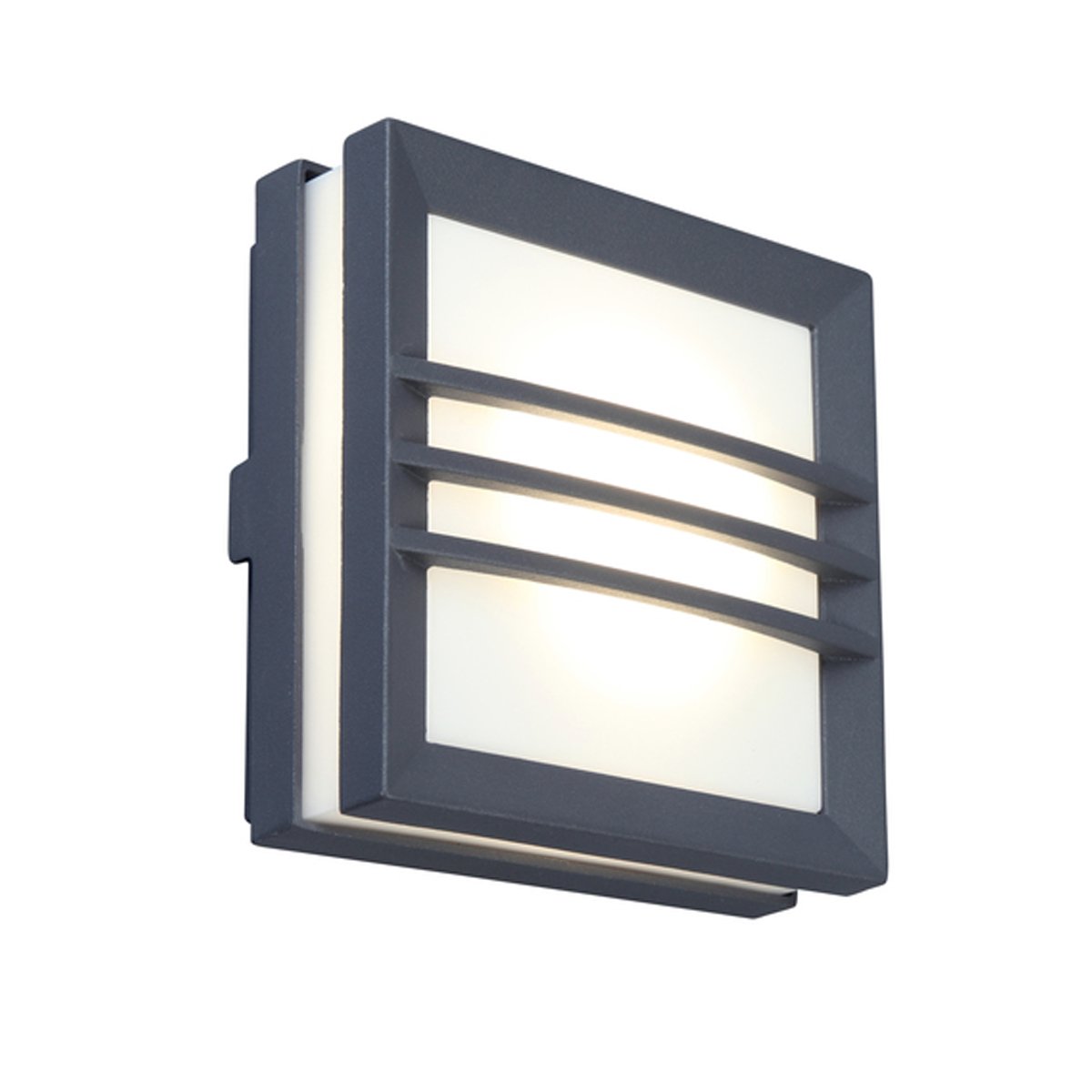 CGC SALLY Dark Grey Cage Square LED Outdoor Wall Light