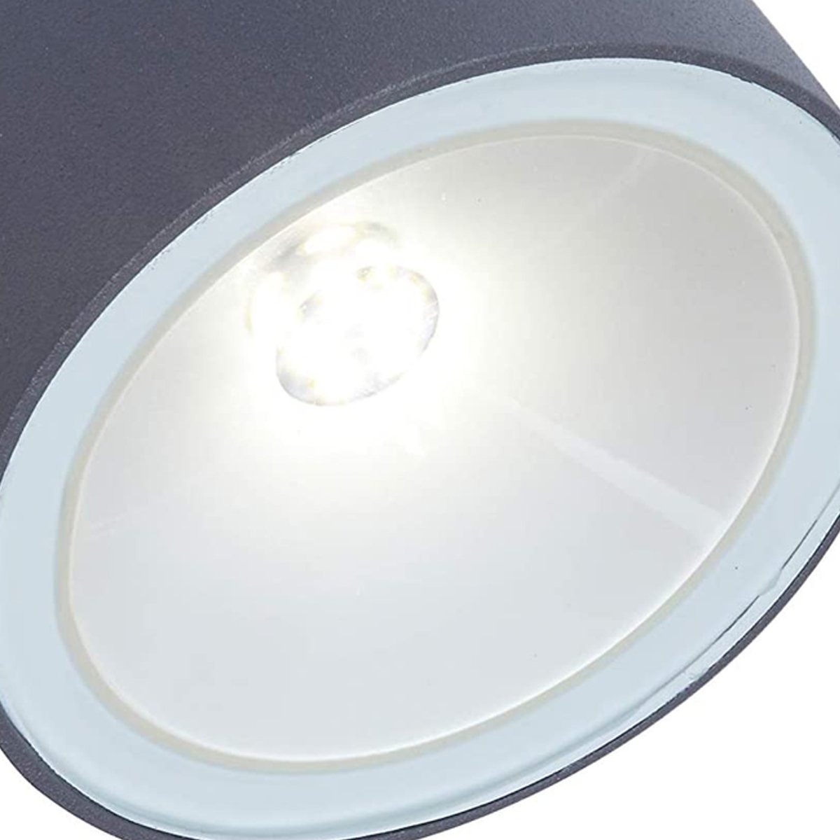 CGC TAYLOR Dark Grey Small Circular LED Wall Adjustable Spotlight