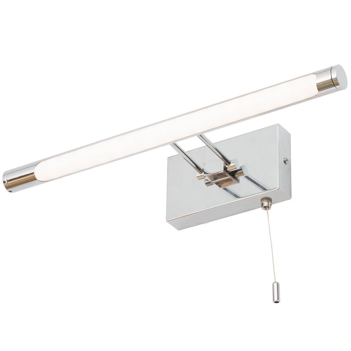 CGC LOIS Chrome LED Over Mirror /  Picture Light With Pull Cord