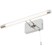 CGC LOIS Chrome LED Over Mirror /  Picture Light With Pull Cord