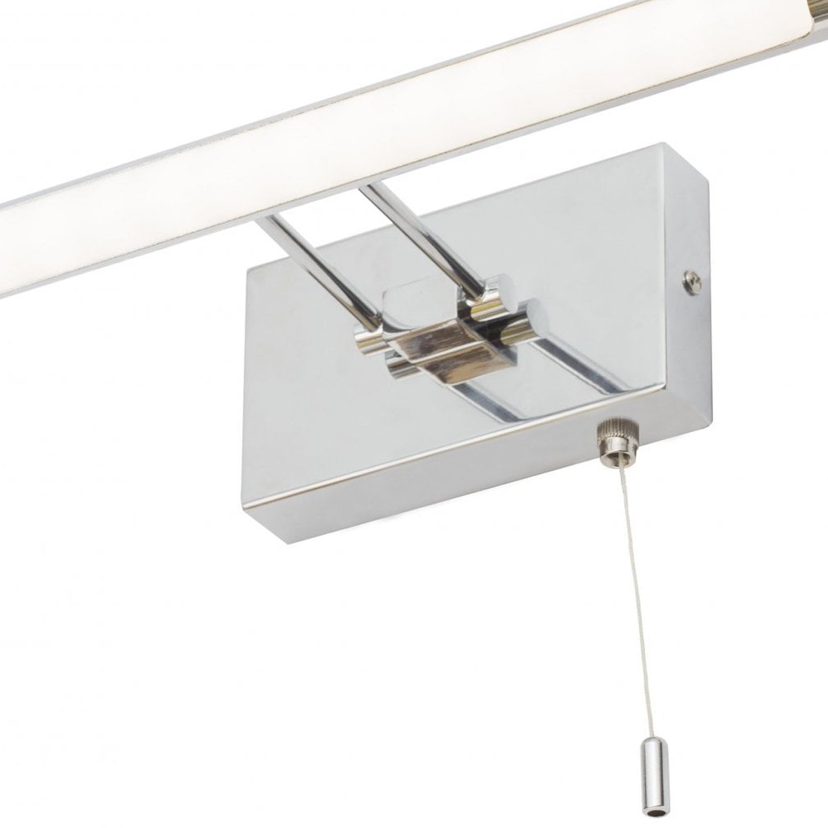 CGC LOIS Chrome LED Over Mirror /  Picture Light With Pull Cord