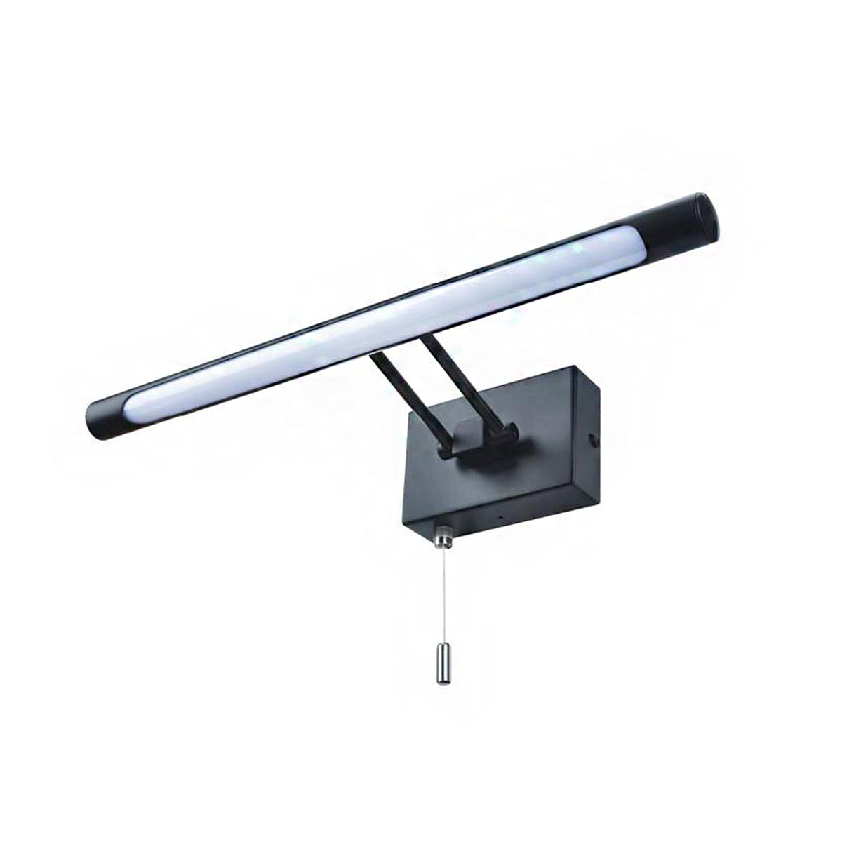 CGC LOIS Matt Black LED Over Mirror /  Picture Light With Pull Cord