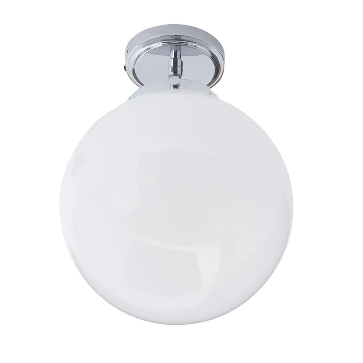 MARLEY - CGC Semi Flush Chrome Large Globe Ceiling Light