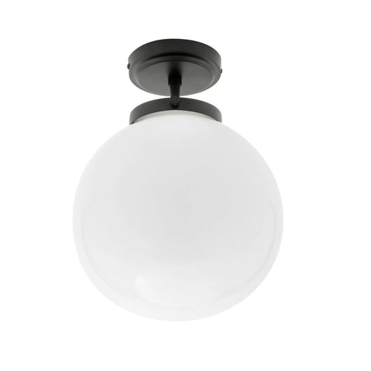 CGC Matt Black Large Globe Ceiling Light