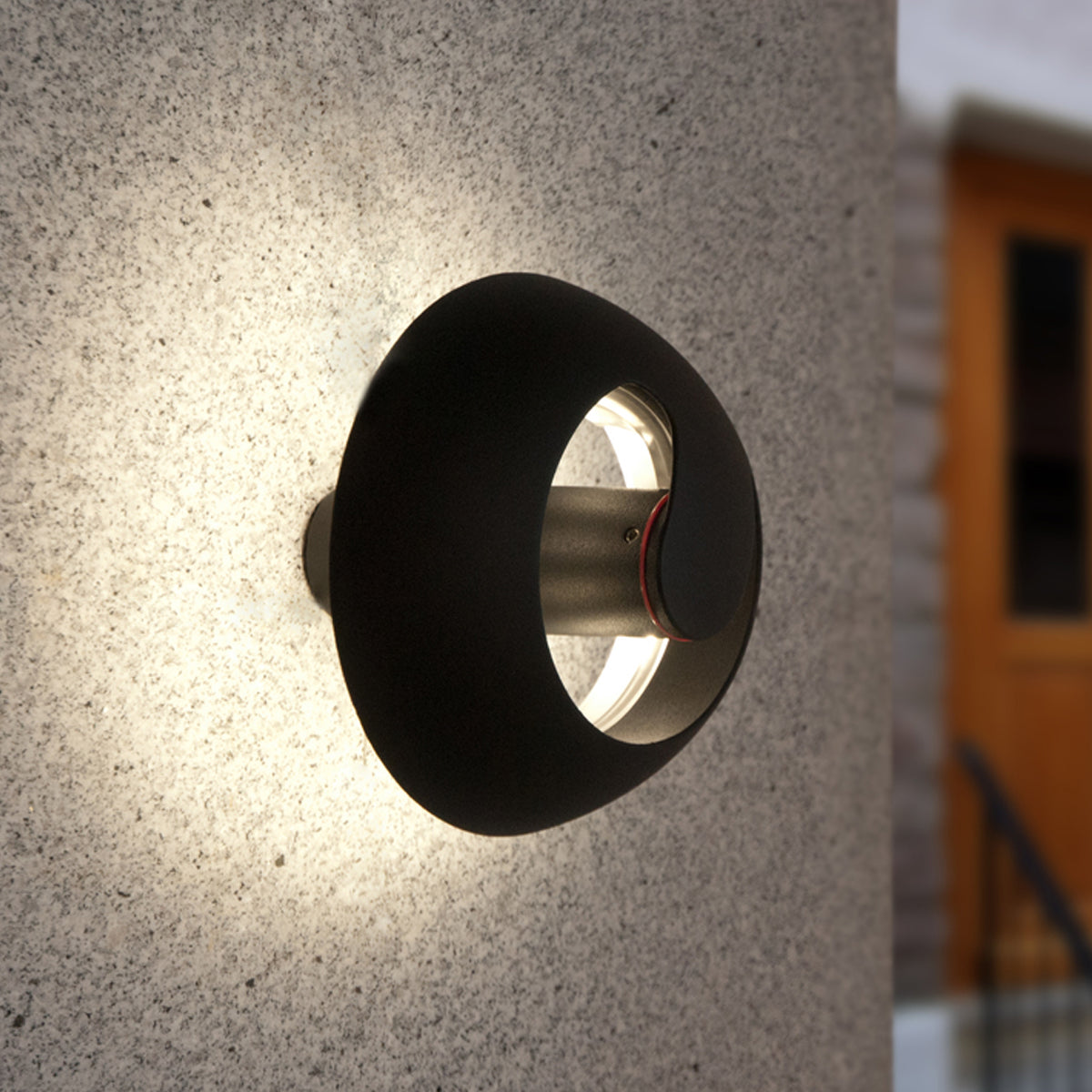 CGC CELESTE Dark Grey Modern Circular LED Wall Light