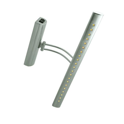 CGC KAT LED Satin Nickel Wall Light With Switch