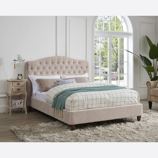 Sorrento Double & King Size Bed Range - Pink & Cappuccino Colours