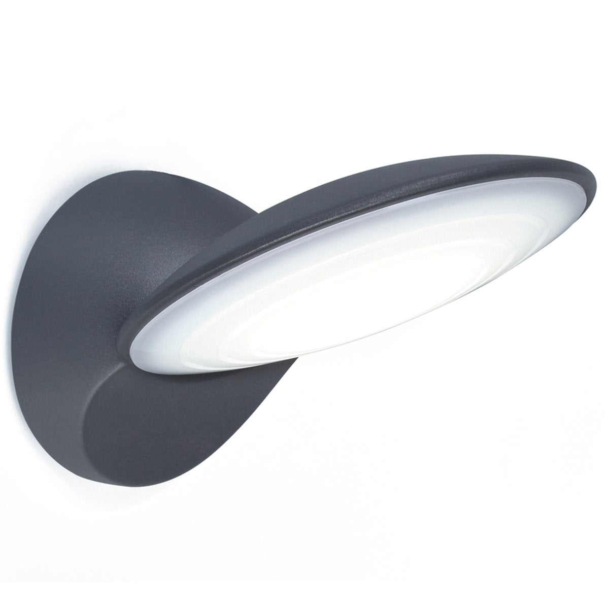 CGC KIARA Dark Grey Disc Shaped LED Wall Light