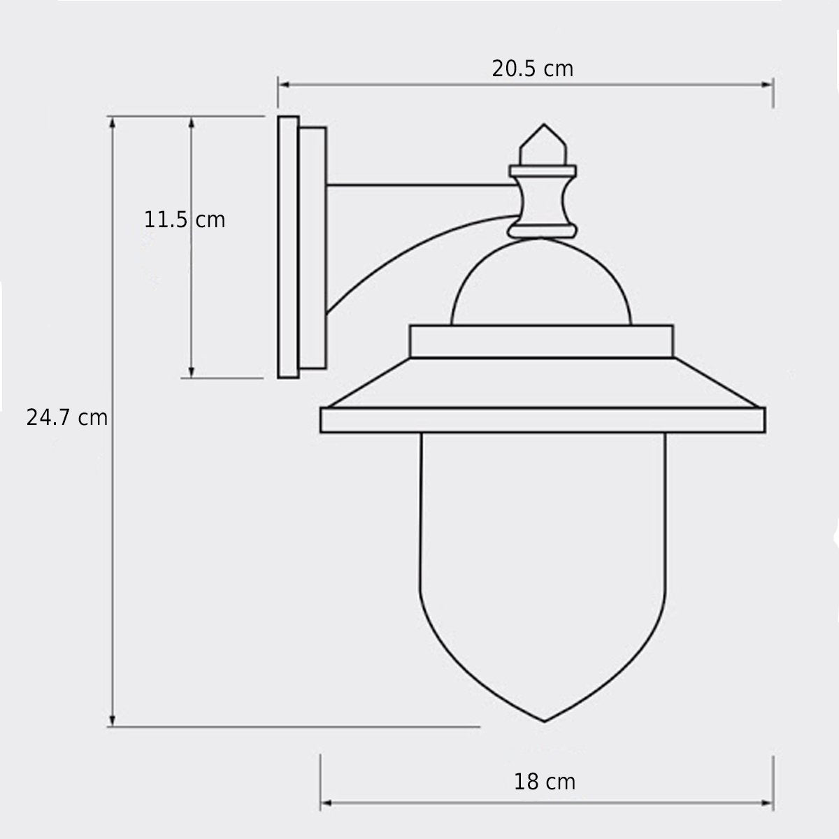 Our Ryder lantern delivers on style and durability and is a smart choice for your exterior lighting. With its black powder coated aluminium construction teamed with clear polycarbonate diffuser, this lantern is hardwearing and rust and weatherproof. Built for life outdoors, it has an IP44 rating which means it can withstand the harshest of weather conditions. For sophisticated yet robust outdoor lighting, our Ryder black outdoor traditional lantern is a strong contender.