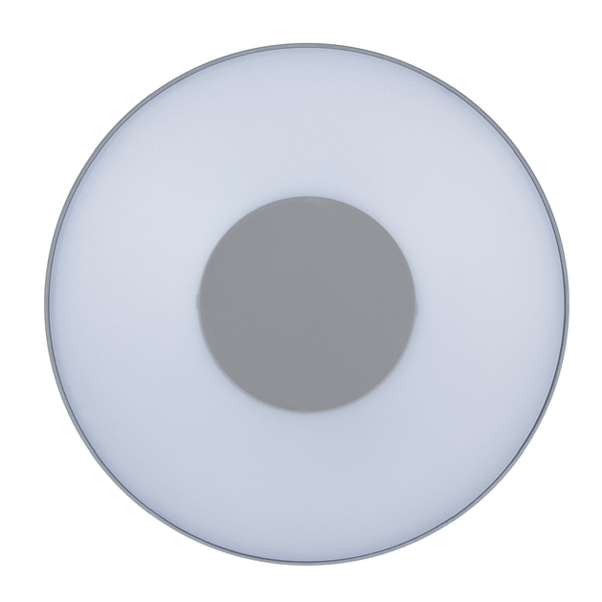 CGC LORA Matt Silver Small Round LED Wall Or Ceiling Light
