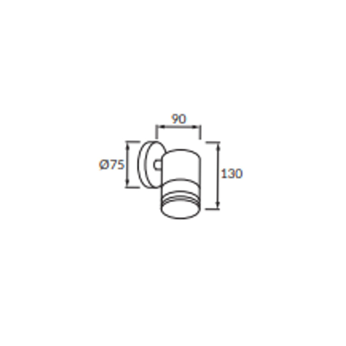 CGC CAMI Stainless Steel GU10 Outdoor Down Wall Light