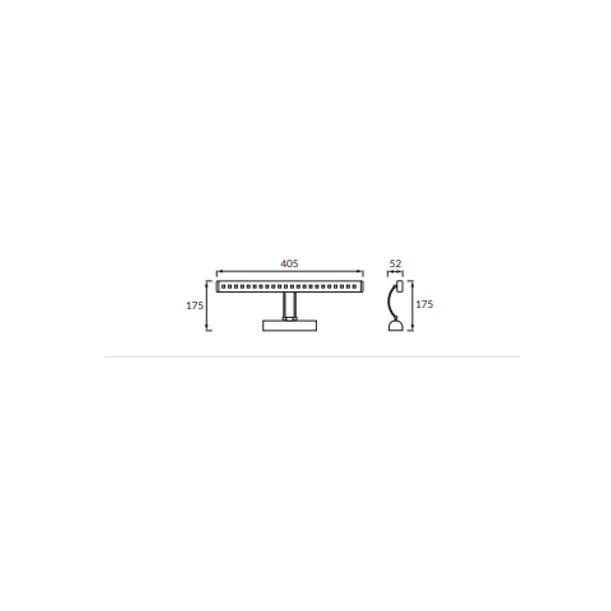 CGC KAT LED Satin Nickel Wall Light With Switch