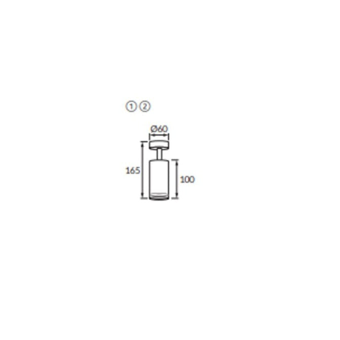 The white LED Oli spot light consists of a cylindrical spotlight, which can be tilted and adjusted on its own axis. The spotlight is attached to a circular base, which makes it equally suitable for mounting on walls and ceilings. Made of an aluminum body and powder coated white, this ceiling spot light design fits well into different spaces. Whether functional office or cozy home - the timeless lamp is an perfect for many types of use.