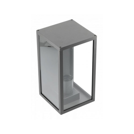 A modern take on a traditional design outdoor wall light perfect for adding style and security The traditional front-door lantern has had a modern make over in the form of our Scarlett Wall Light with its square glass windows a striking matt black finish this is sure to add an statement to any wall