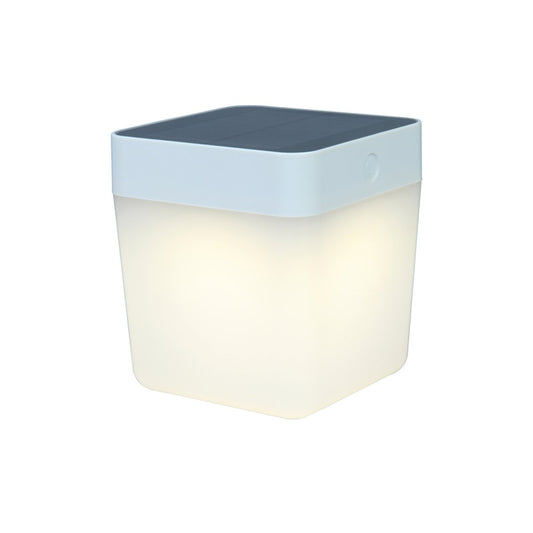 CGC POLLY White RGB Table Cube Solar Portable Outdoor Light