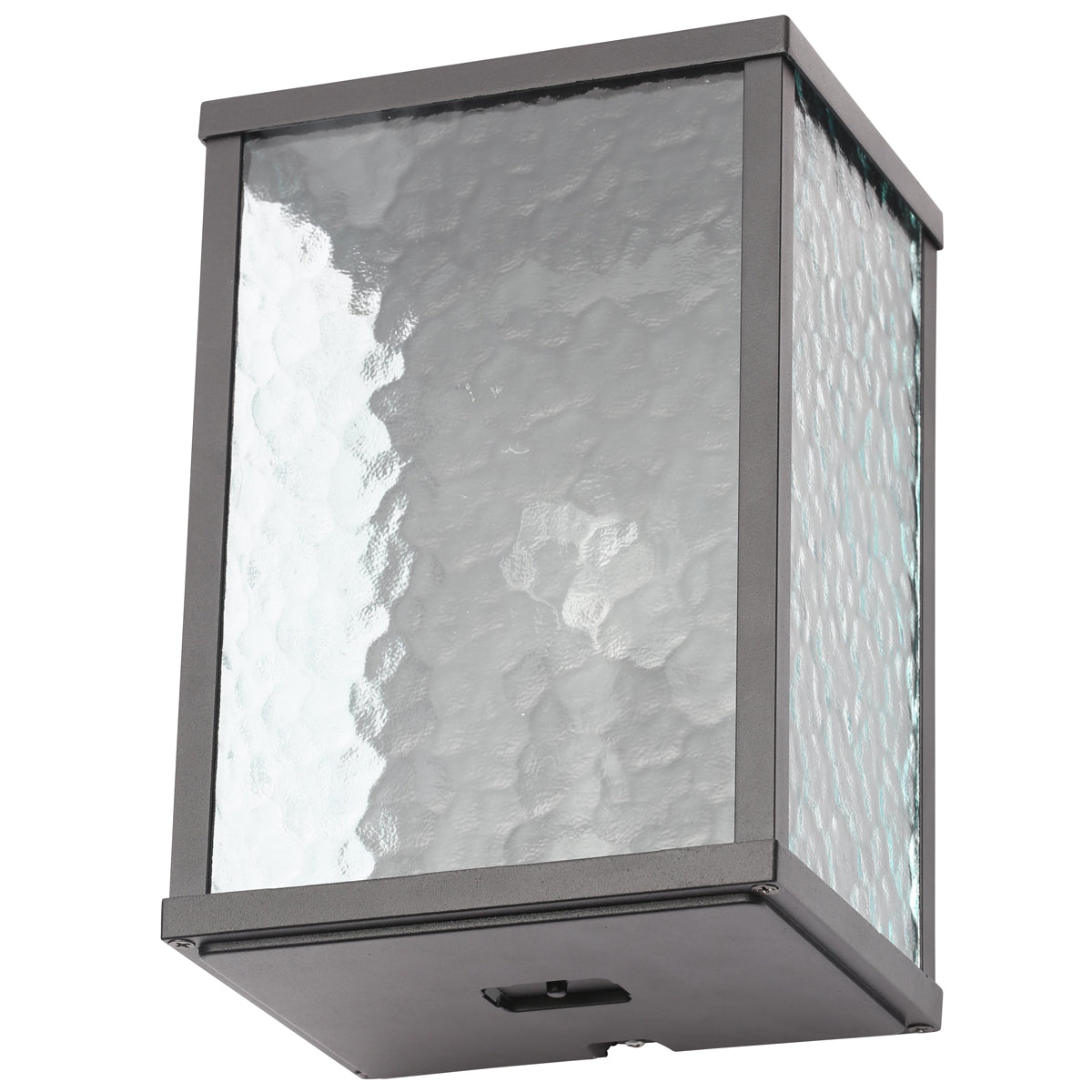 CGC ELIZABETH Black Outdoor Wall Lantern With Frosted Glass Effect