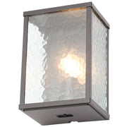 CGC ELIZABETH Black Outdoor Wall Lantern With Frosted Glass Effect