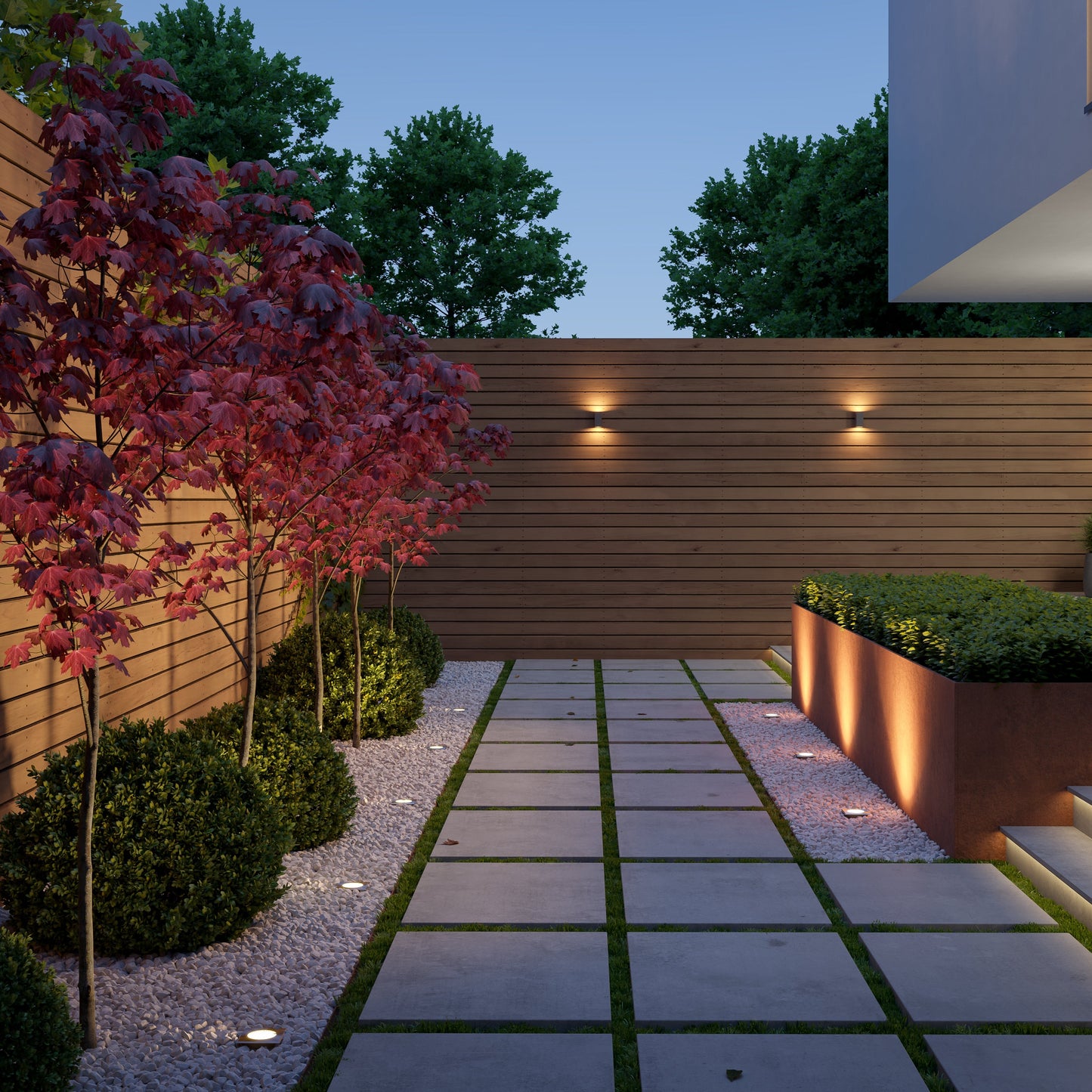 Our Myah inground lights are a modern way to enhance and illuminate an outside space, adding ambience to a garden as well as practicality at night. These lights are the perfect solution to illuminate paths, seating areas and steps which will achieve an impressive look in any space.