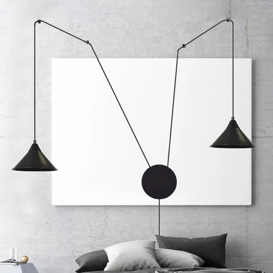 ABRAMO will fit perfectly into almost any arrangement and interior style, from classic elegance to industrial, modern design. Each cable is up to 5 meters long , so each lampshade can be mounted to your desired height