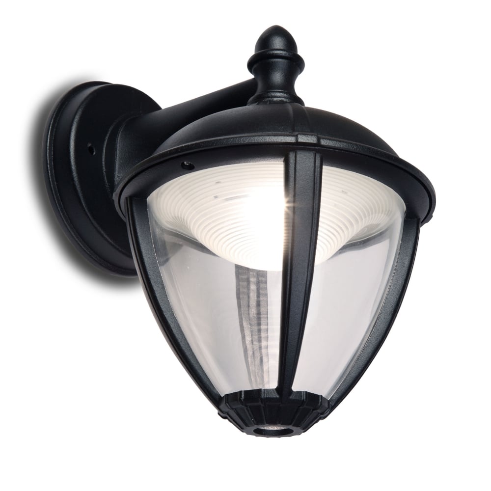 Our Cindy lantern wall light delivers on style and durability and is a smart choice for your exterior lighting. With its black aluminium construction teamed with clear panes, this lantern is hardwearing and rust and weatherproof. Built for life outdoors, it has an IP44 rating which means it can withstand the harshest of weather conditions. For sophisticated yet robust outdoor lighting, our Cindy black outdoor traditional lantern is a strong contender.