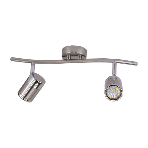 Bring some contemporary style to your living space with our Honor 2 spot bar fitting ceiling light. The minimal design will work well with all kinds of decor. The exterior has luxury chrome finish. Each light can be angled individually to help you achieve the perfect lighting for your space.